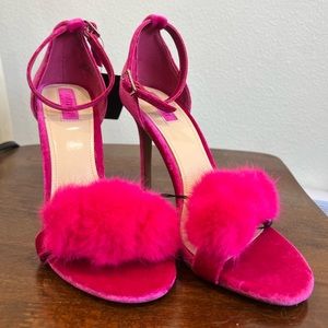 Hot Pink Puff Heels